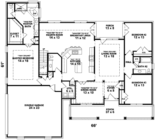 Main Floor Plan: 6-954