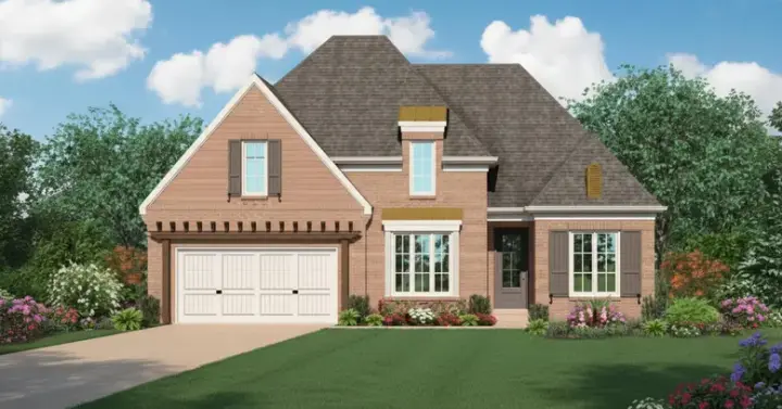French Country house plans 6-958 - front exterior, 2,287 sq ft, 3 bed, 3 bath house plans | Monster House Plans