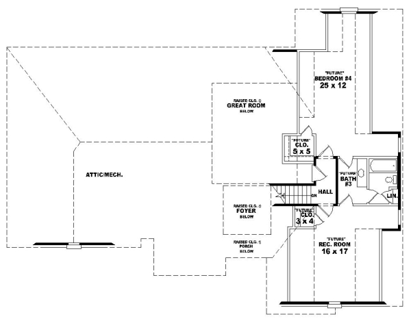 Upper/Second Floor Plan: 6-963