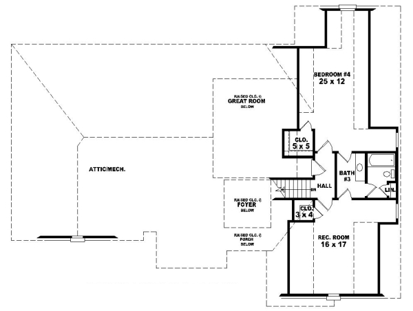 Upper/Second Floor Plan: 6-965