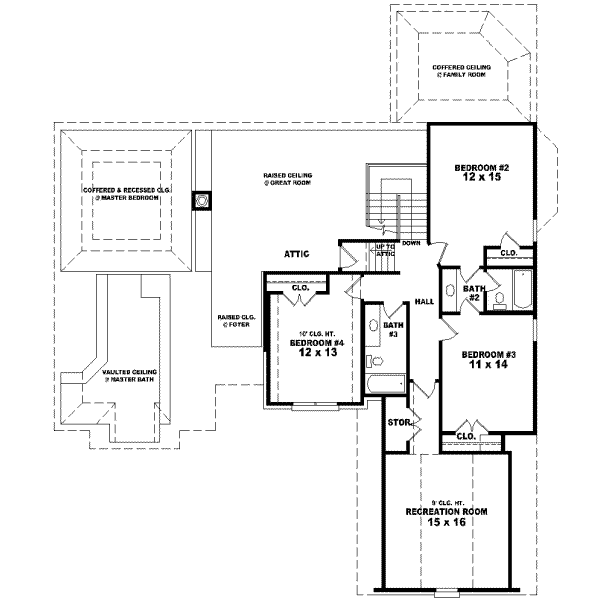 Upper/Second Floor Plan: 6-967