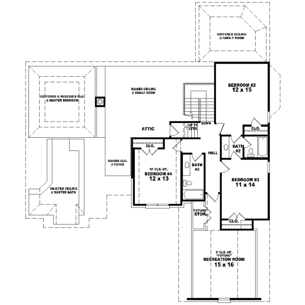 Upper/Second Floor Plan: 6-969