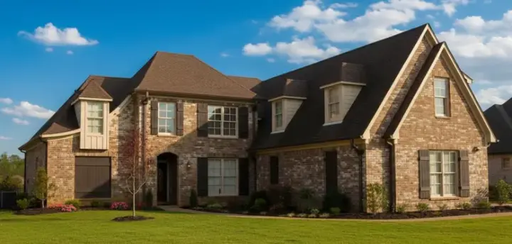 French Country house plans 6-981 - front exterior, 2,995 sq ft, 3 bed, 3 bath house plans | Monster House Plans