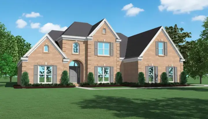 Traditional house plans 6-982 - front exterior, 3,326 sq ft, 4 bed, 3 bath house plans | Monster House Plans