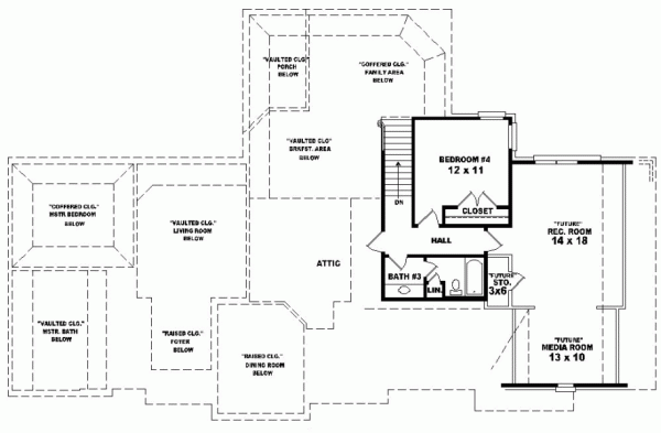 Upper/Second Floor Plan: 6-985