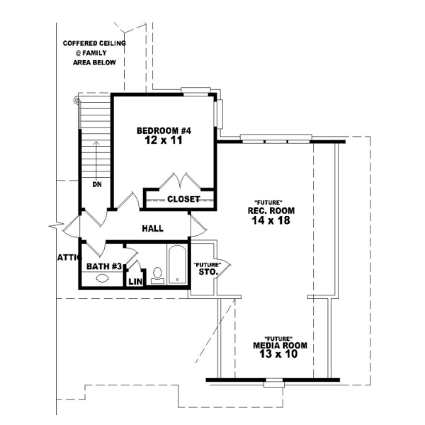 Upper/Second Floor Plan: 6-986
