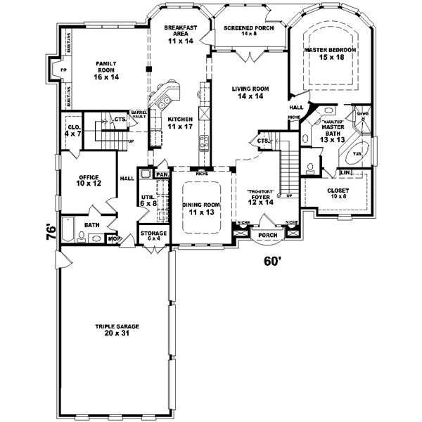 Main Floor Plan: 6-989