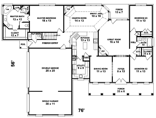 Main Floor Plan: 6-991