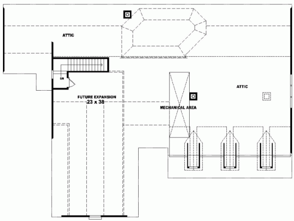 Upper/Second Floor Plan: 6-991