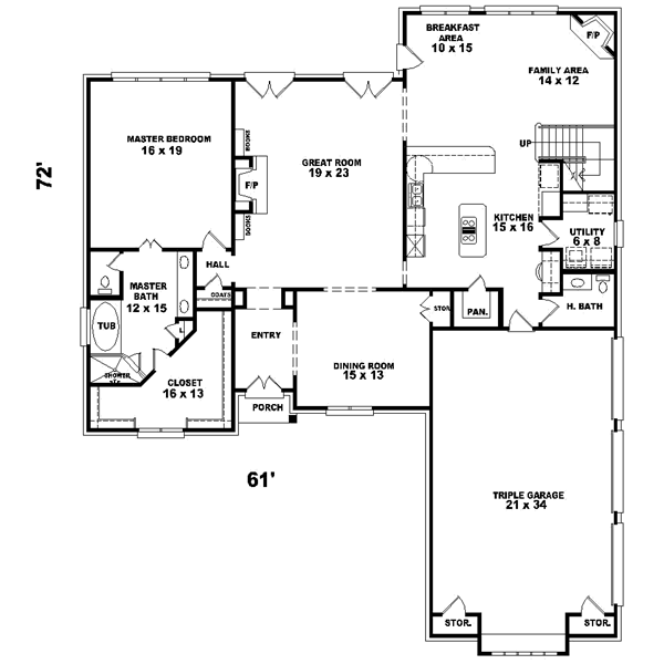 Main Floor Plan: 6-996