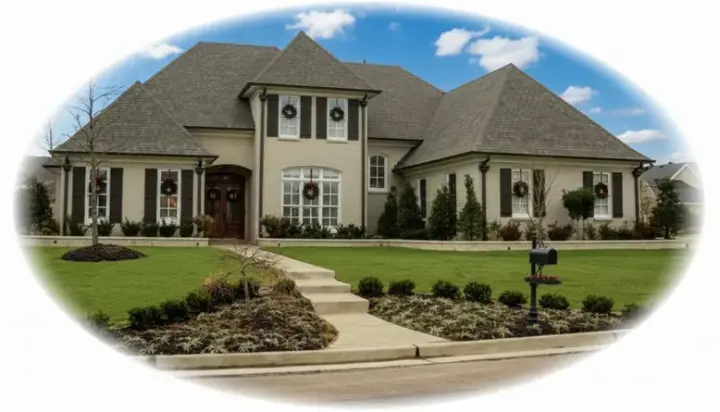 Traditional house plans 6-997 - front exterior, 3,855 sq ft, 5 bed, 3 bath house plans | Monster House Plans