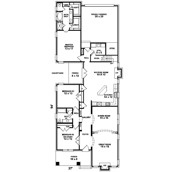 Main Floor Plan: 6-999