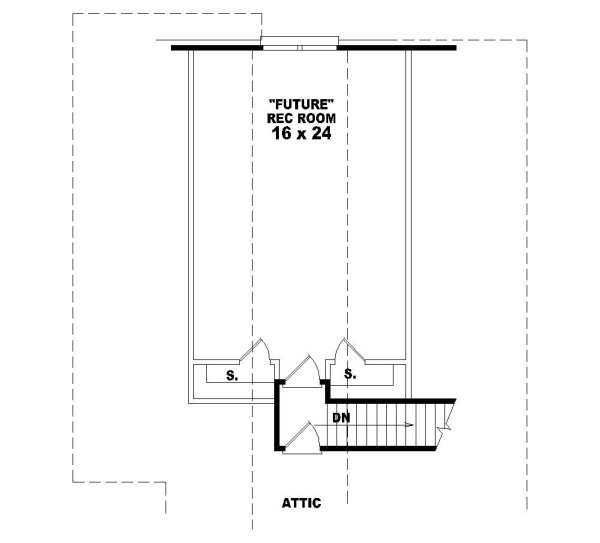 Upper/Second Floor Plan: 6-999