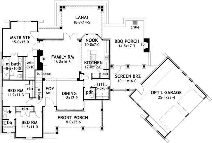 Main Floor Plan: 61-101