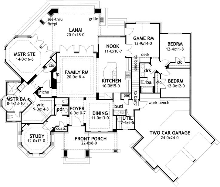 Main Floor Plan: 61-103