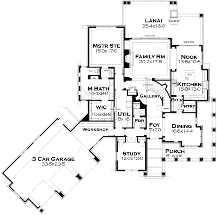 Main Floor Plan: 61-113