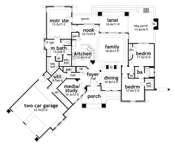 Main Floor Plan: 61-114