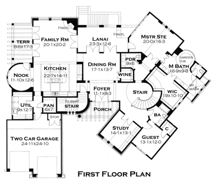 Main Floor Plan: 61-118