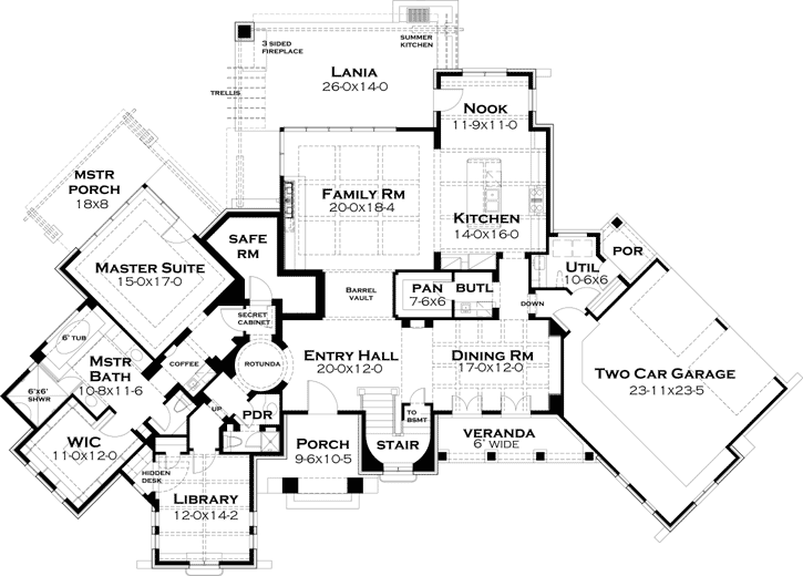 Main Floor Plan: 61-122