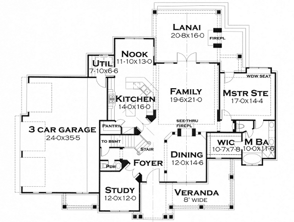 Main Floor Plan: 61-123