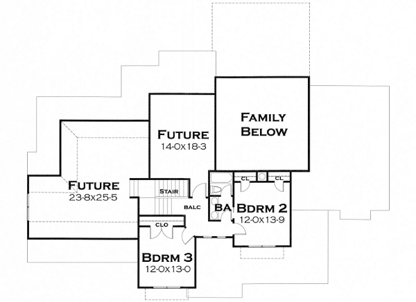 Upper/Second Floor Plan: 61-123