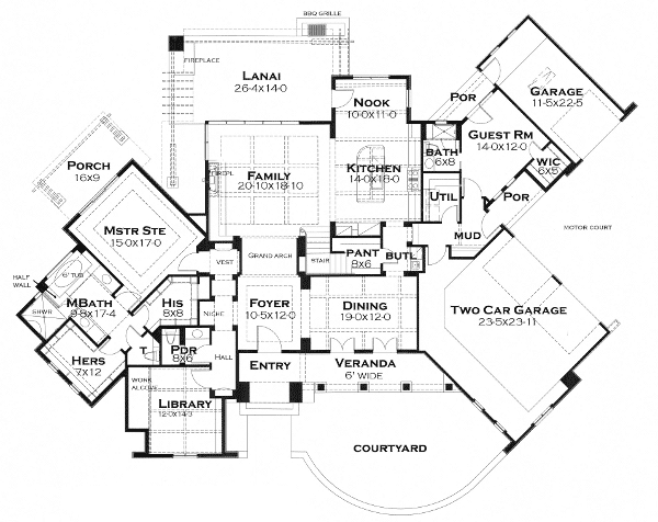 Main Floor Plan: 61-125