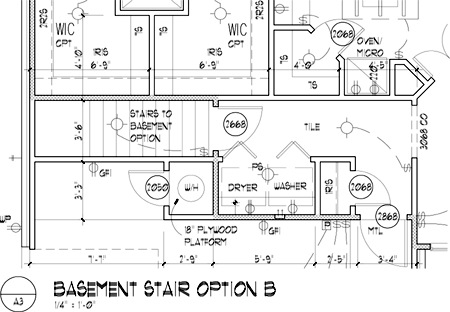 French-country Style Home Design Plan: 61-131