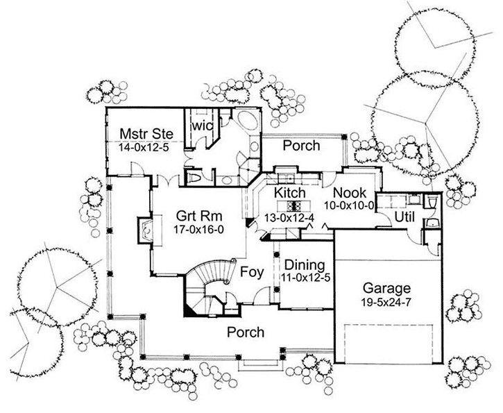 Main Floor Plan: 61-134