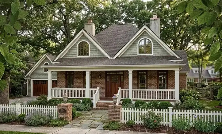 Southern house plans 61-138 - front exterior, 1,858 sq ft, 3 bed, 2 bath house plans | Monster House Plans