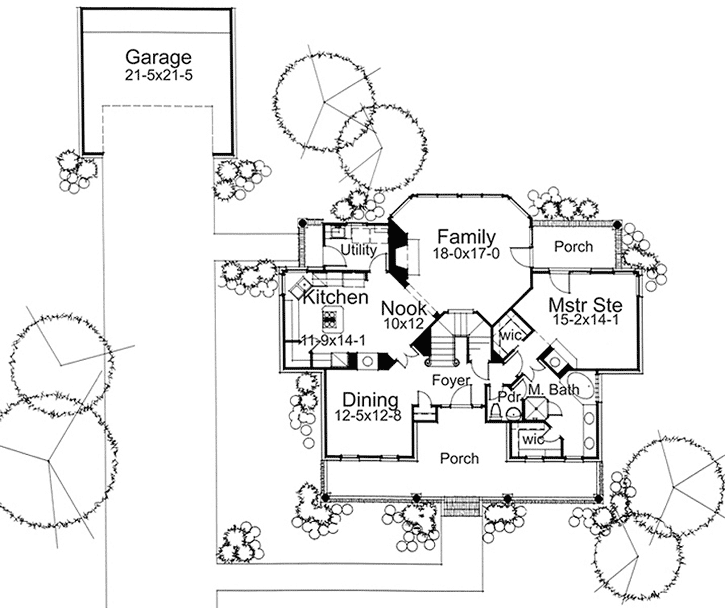 Main Floor Plan: 61-138