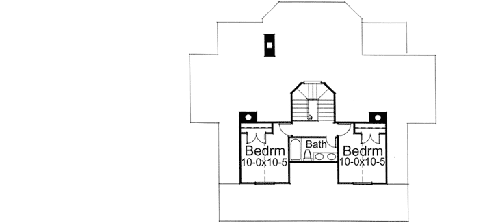 Upper/Second Floor Plan: 61-138