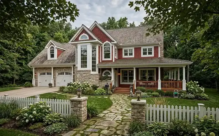 Country house plans 61-140 - front exterior, 1,882 sq ft, 3 bed, 2 bath house plans | Monster House Plans
