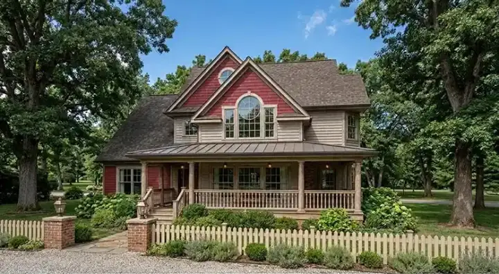 Farmhouse house plans 61-143 - front exterior, 1,898 sq ft, 3 bed, 2 bath house plans | Monster House Plans