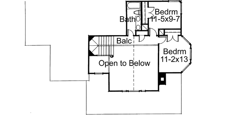 Upper/Second Floor Plan: 61-143