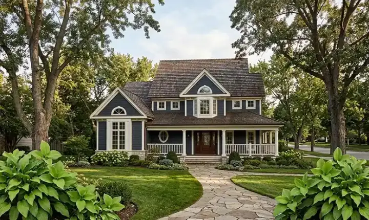 Farmhouse house plans 61-144 - front exterior, 1,899 sq ft, 3 bed, 2 bath house plans | Monster House Plans