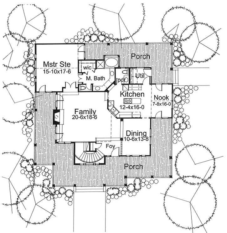 Main Floor Plan: 61-153