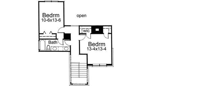 Upper/Second Floor Plan: 61-159