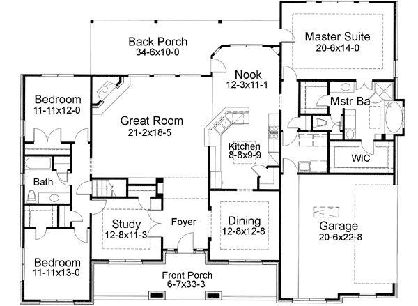 Main Floor Plan: 61-162