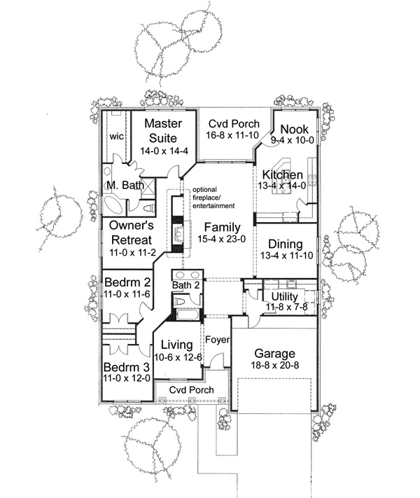 Main Floor Plan: 61-163
