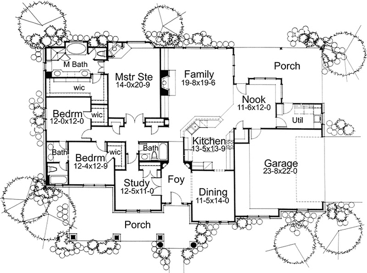 Main Floor Plan: 61-164