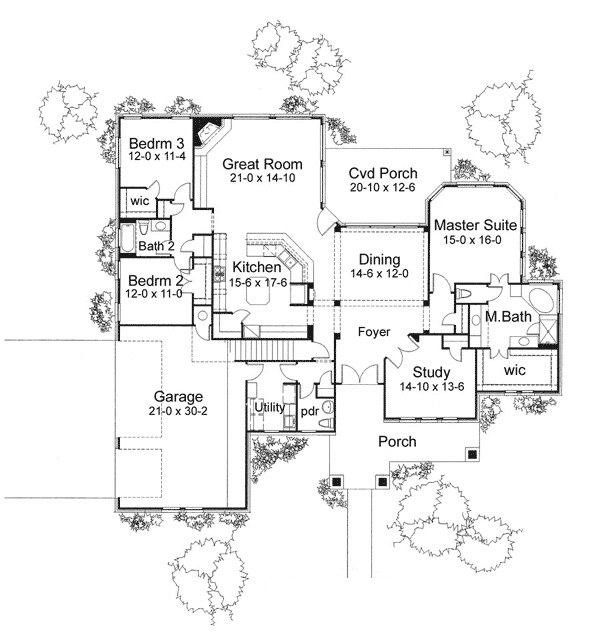 Main Floor Plan: 61-167