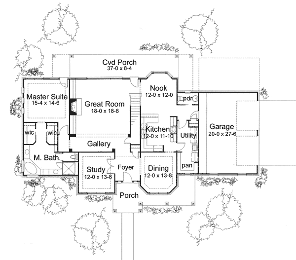 Main Floor Plan: 61-169
