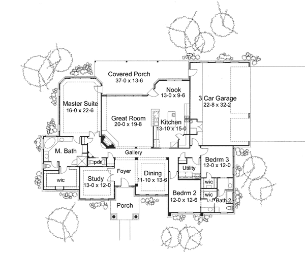 Main Floor Plan: 61-171