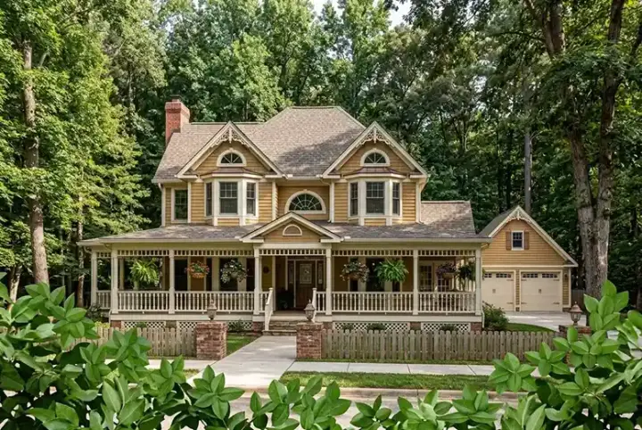 Country house plans 61-173 - front exterior, 2,951 sq ft, 4 bed, 3 bath house plans | Monster House Plans