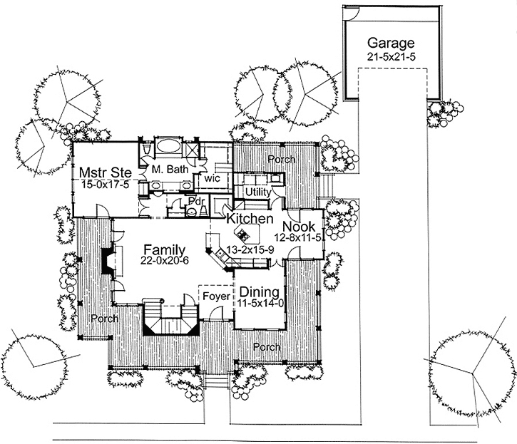 Main Floor Plan: 61-173
