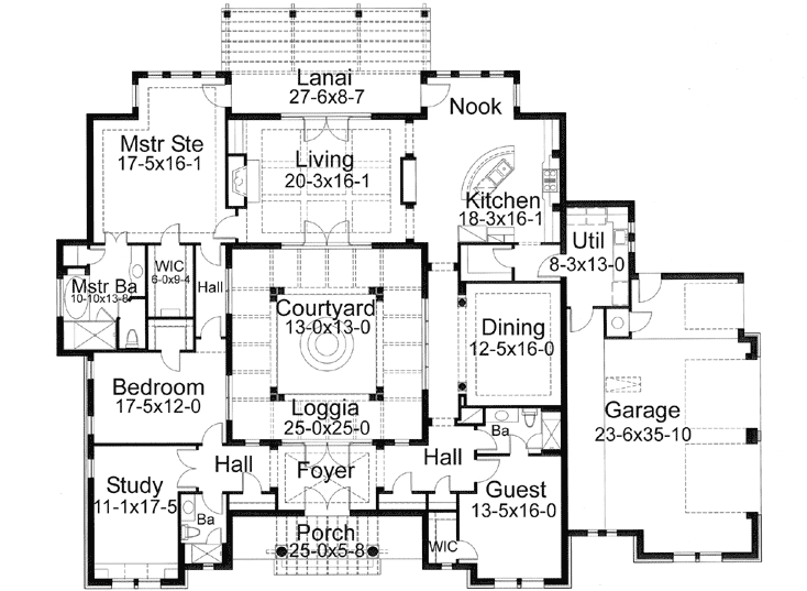 Main Floor Plan: 61-177