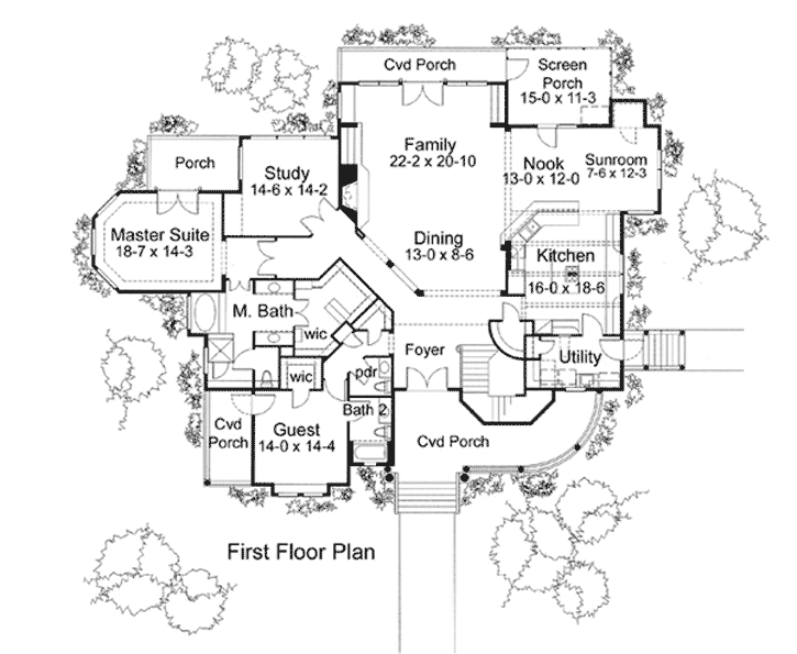 Main Floor Plan: 61-182