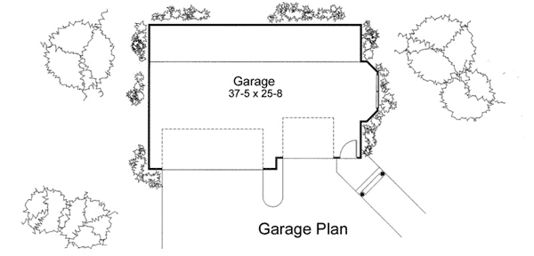 Southern Style Home Design Plan: 61-182