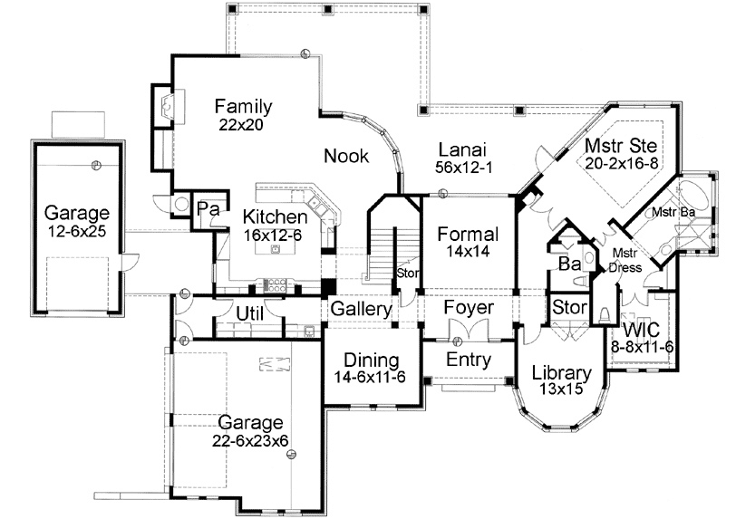 Main Floor Plan: 61-184