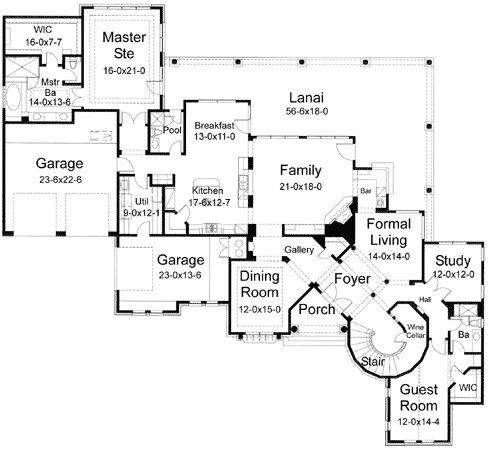 Main Floor Plan: 61-186